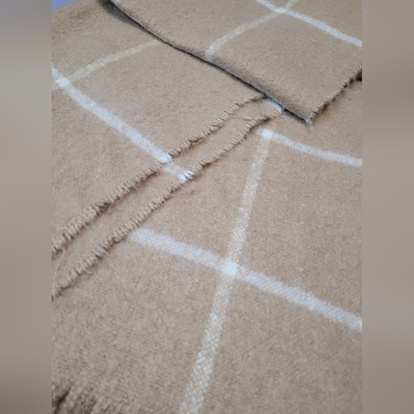 Love & Lore Cozy Tan Scarf With Teddy Bear Core Style Brown Hat and Mittens Set - Picture 14 of 16